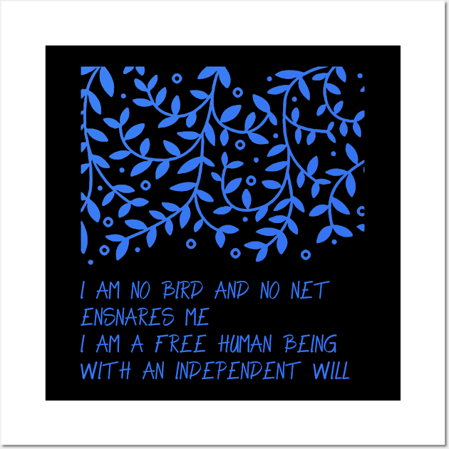 I am No Bird Wall Art by Hirasaki Store